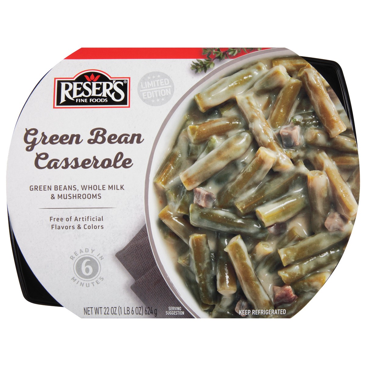 slide 1 of 8, Reser's Green Bean Casserole, 22 oz