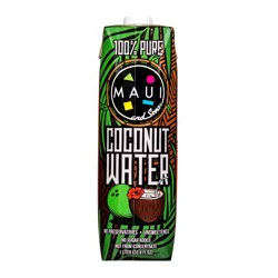 Maui & Sons 100% Pure Unsweetened Coconut Water 1 lt Carton