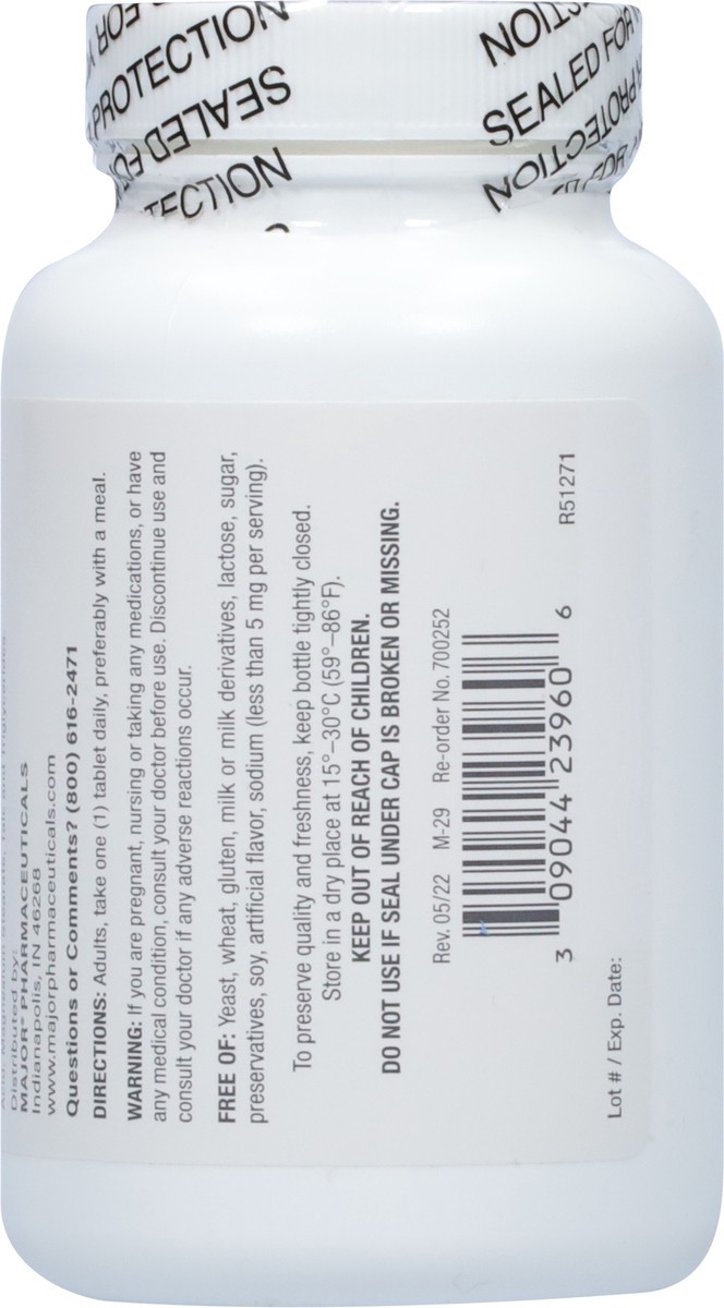 slide 6 of 9, Major Magnesium, 500 Mg, Tablets, 100 ct