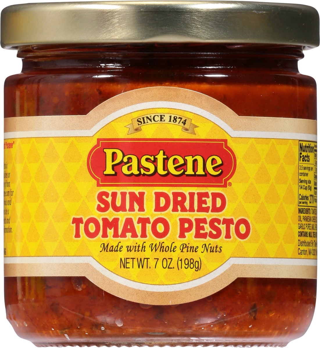 slide 10 of 14, Pastene Sauce Pesto Sun Dried Tomato, 6.5 oz