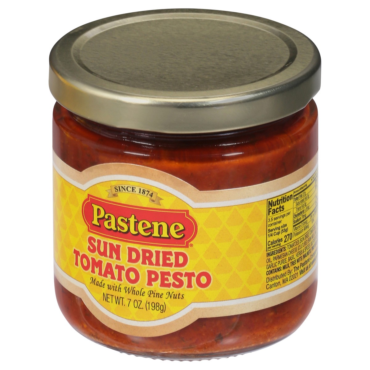 slide 3 of 14, Pastene Sauce Pesto Sun Dried Tomato, 6.5 oz