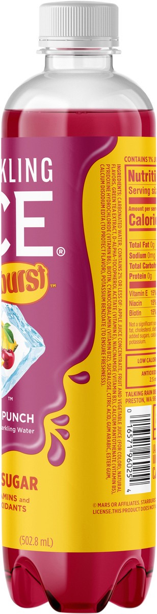 slide 6 of 12, Sparkling ICE STARBURST Fruit Punch 17oz Bottle, 17 fl oz