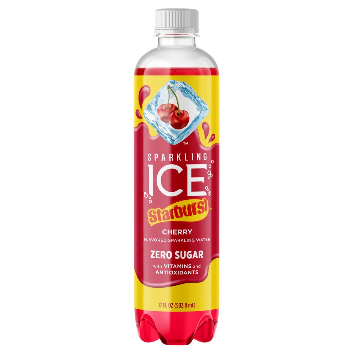 slide 8 of 12, Sparkling ICE STARBURST Fruit Punch 17oz Bottle, 17 fl oz