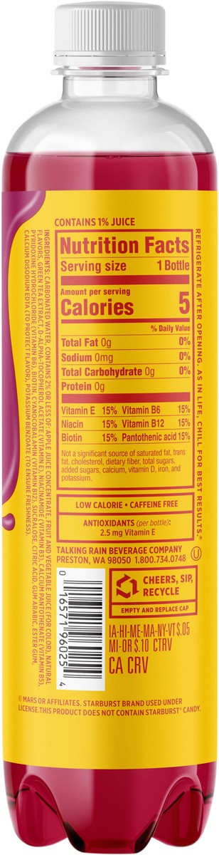 slide 2 of 12, Sparkling ICE STARBURST Fruit Punch 17oz Bottle, 17 fl oz