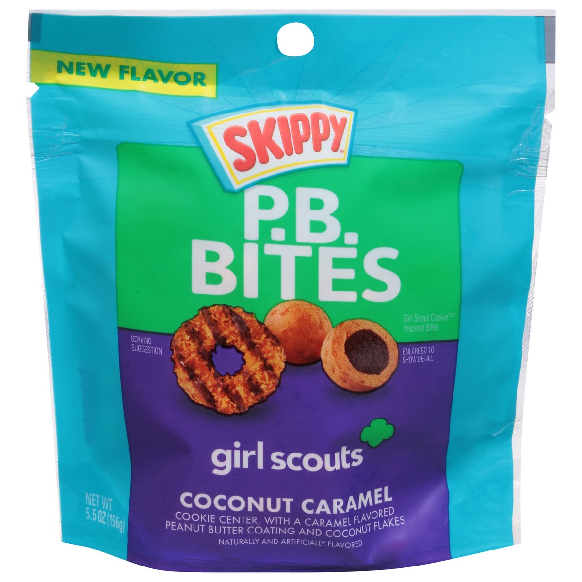 slide 14 of 14, SKIPPY Bites GS Coconut Caramel, 5.5 oz