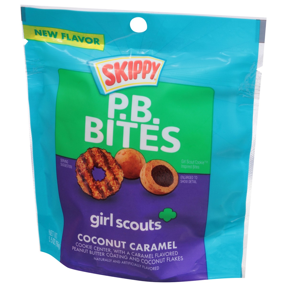 slide 11 of 14, SKIPPY Bites GS Coconut Caramel, 5.5 oz