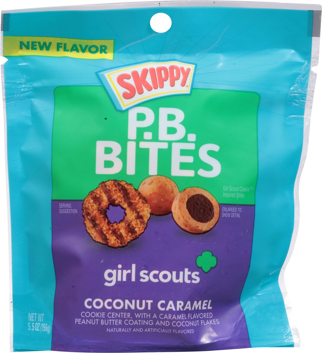 slide 4 of 14, SKIPPY Bites GS Coconut Caramel, 5.5 oz