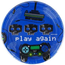 Unique Game Over Plates 7 Inch