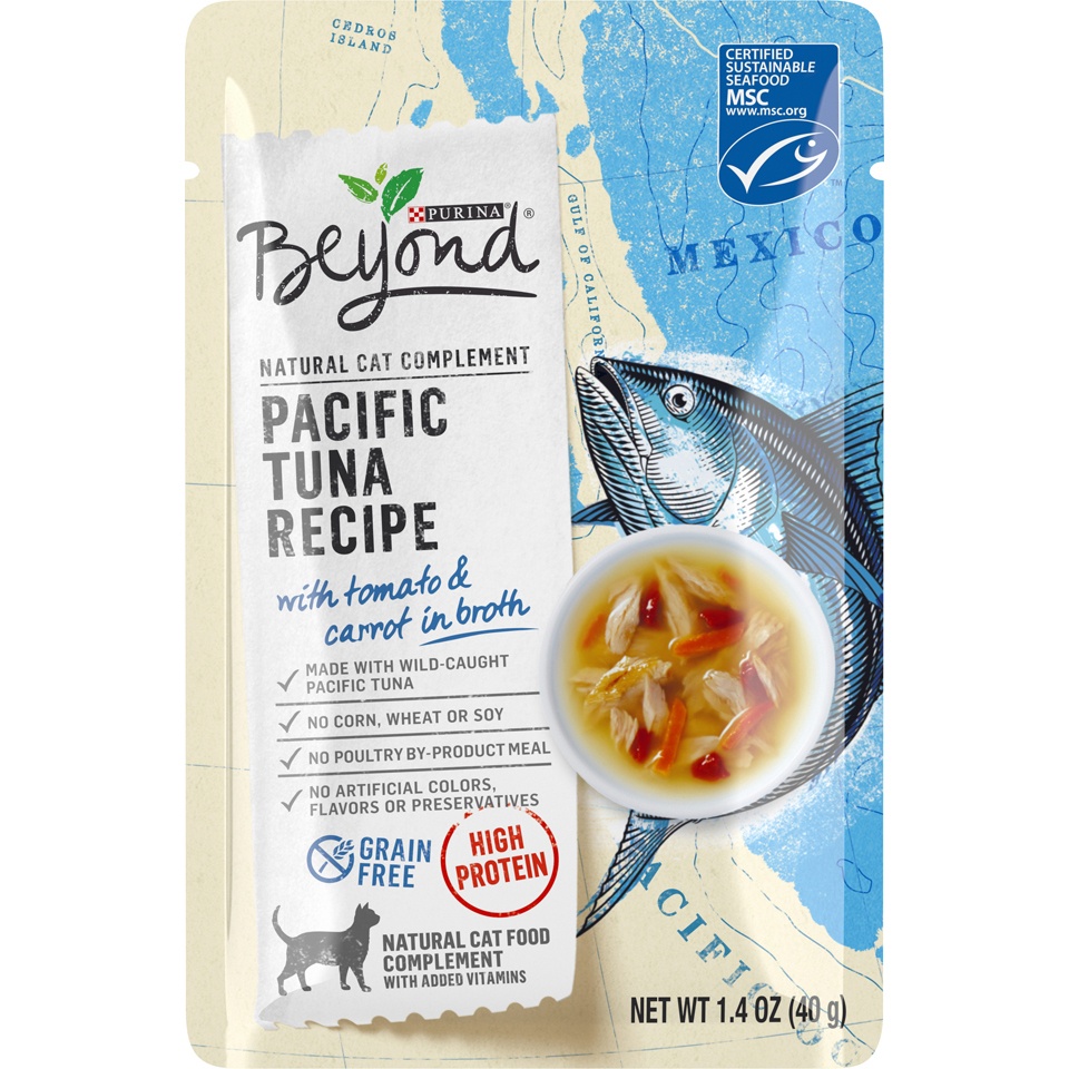 Beyond Purina Grain Free, High Protein Wet Cat Food Complement; Pacific