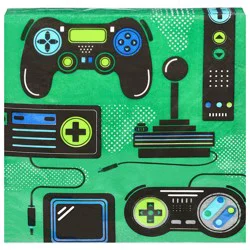 Unique Game Over Napkins 16 Count