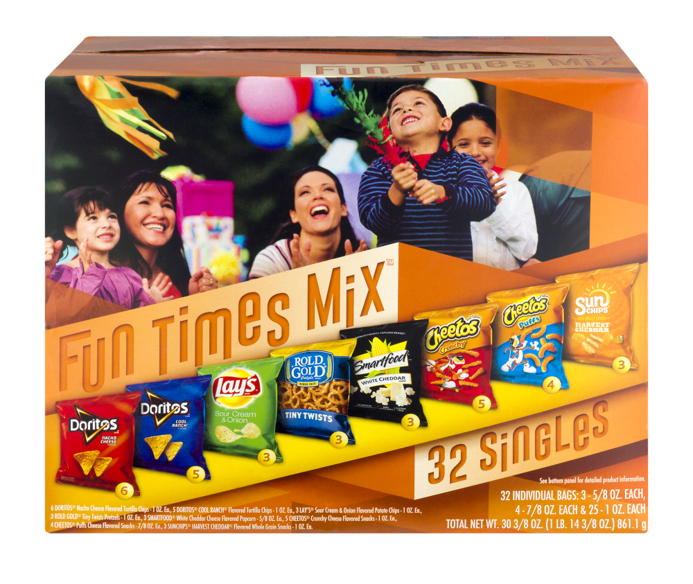 slide 1 of 1, Frito-Lay Fun Times Mix, 32 ct