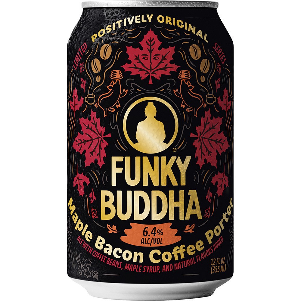 slide 1 of 1, Funky Buddha Maple Bacon, 6 ct