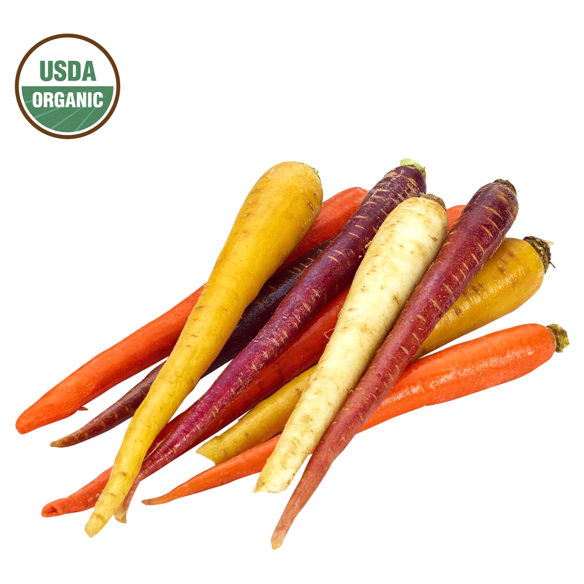 slide 1 of 5, Cal-Organic Farms Organic Rainbow Carrots, 2 lb