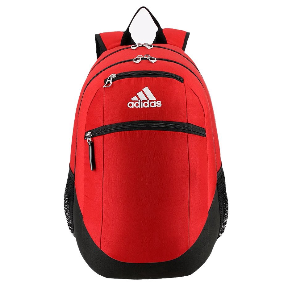 slide 1 of 1, Adidas Striker Ii Backpack - Power Red/Black/White, 11.25 in x 13 in x 17.5 in