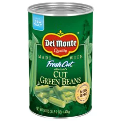 DEL MONTE FRESH CUT BLUE LAKE Cut Green Beans, Canned Vegetables, 50 oz Can