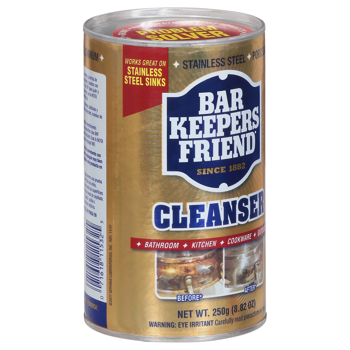 slide 7 of 12, Bar Keepers Friend Powder Cleanser & Polish, 8.82 oz