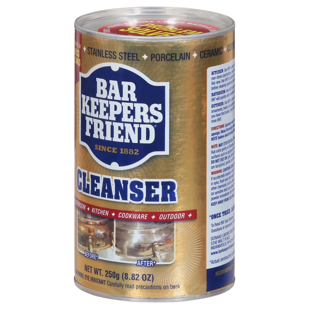 slide 10 of 12, Bar Keepers Friend Powder Cleanser & Polish, 8.82 oz