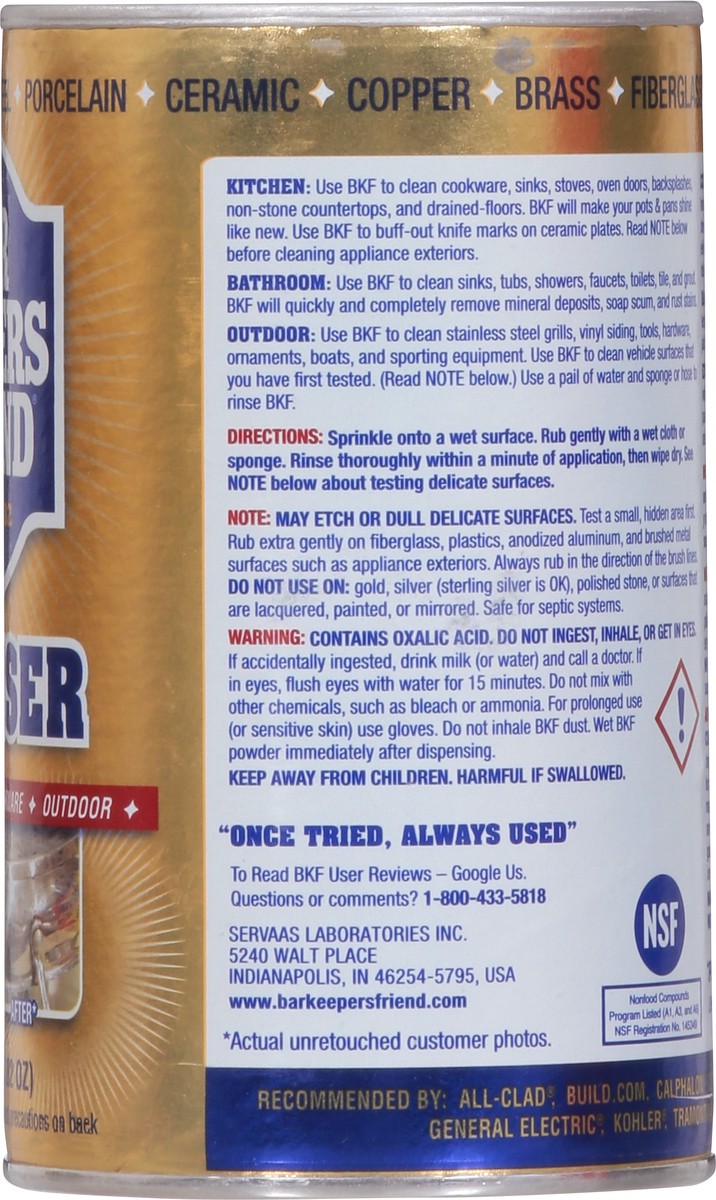 slide 5 of 12, Bar Keepers Friend Powder Cleanser & Polish, 8.82 oz