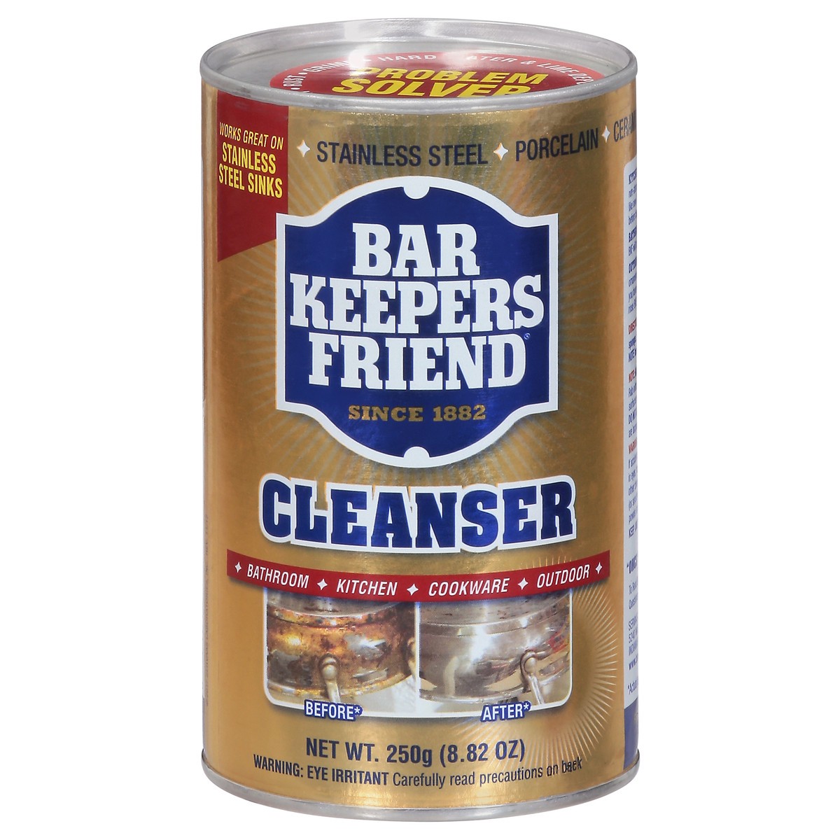 slide 11 of 12, Bar Keepers Friend Powder Cleanser & Polish, 8.82 oz