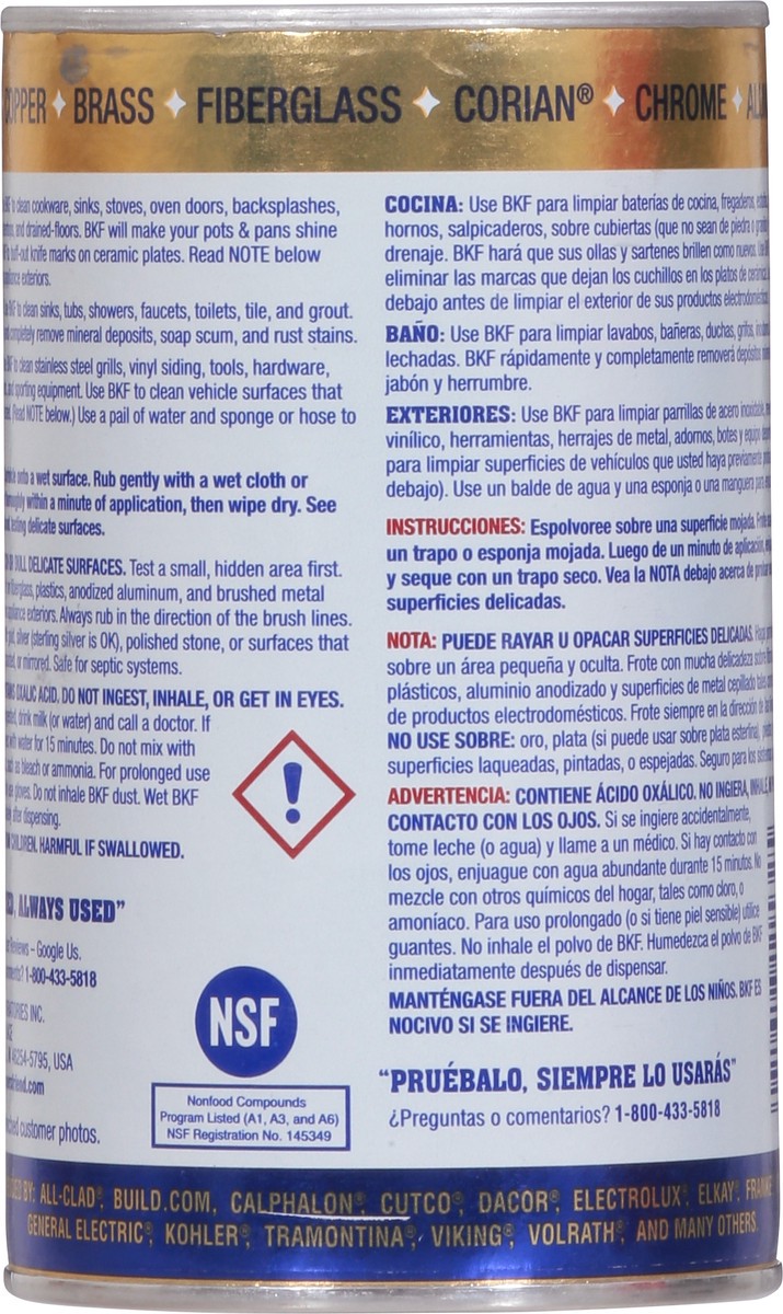 slide 4 of 12, Bar Keepers Friend Powder Cleanser & Polish, 8.82 oz