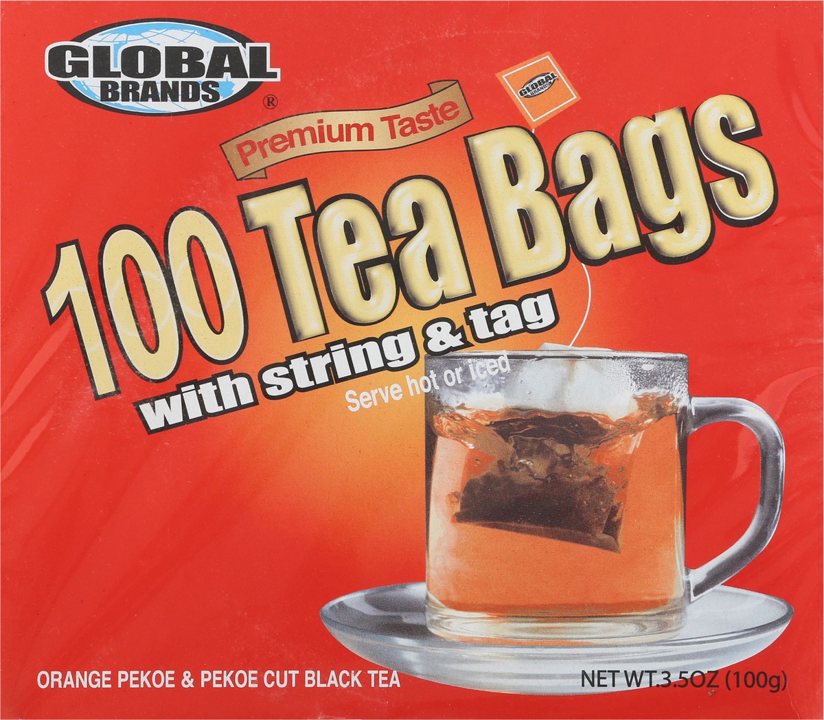 slide 5 of 12, Global Brands Black Tea, 100 ct