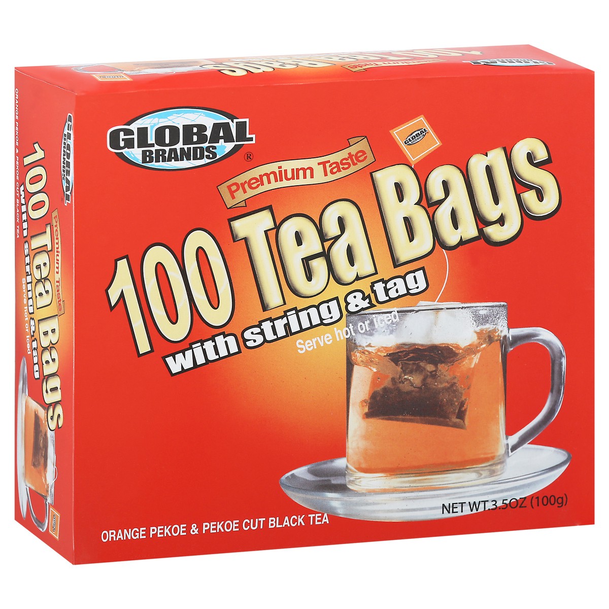 slide 6 of 12, Global Brands Black Tea, 100 ct