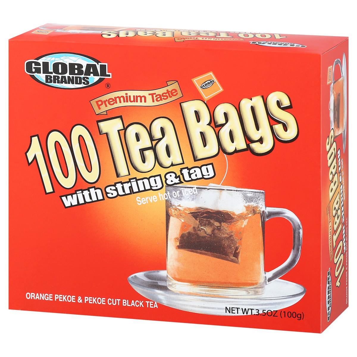 slide 9 of 12, Global Brands Black Tea, 100 ct