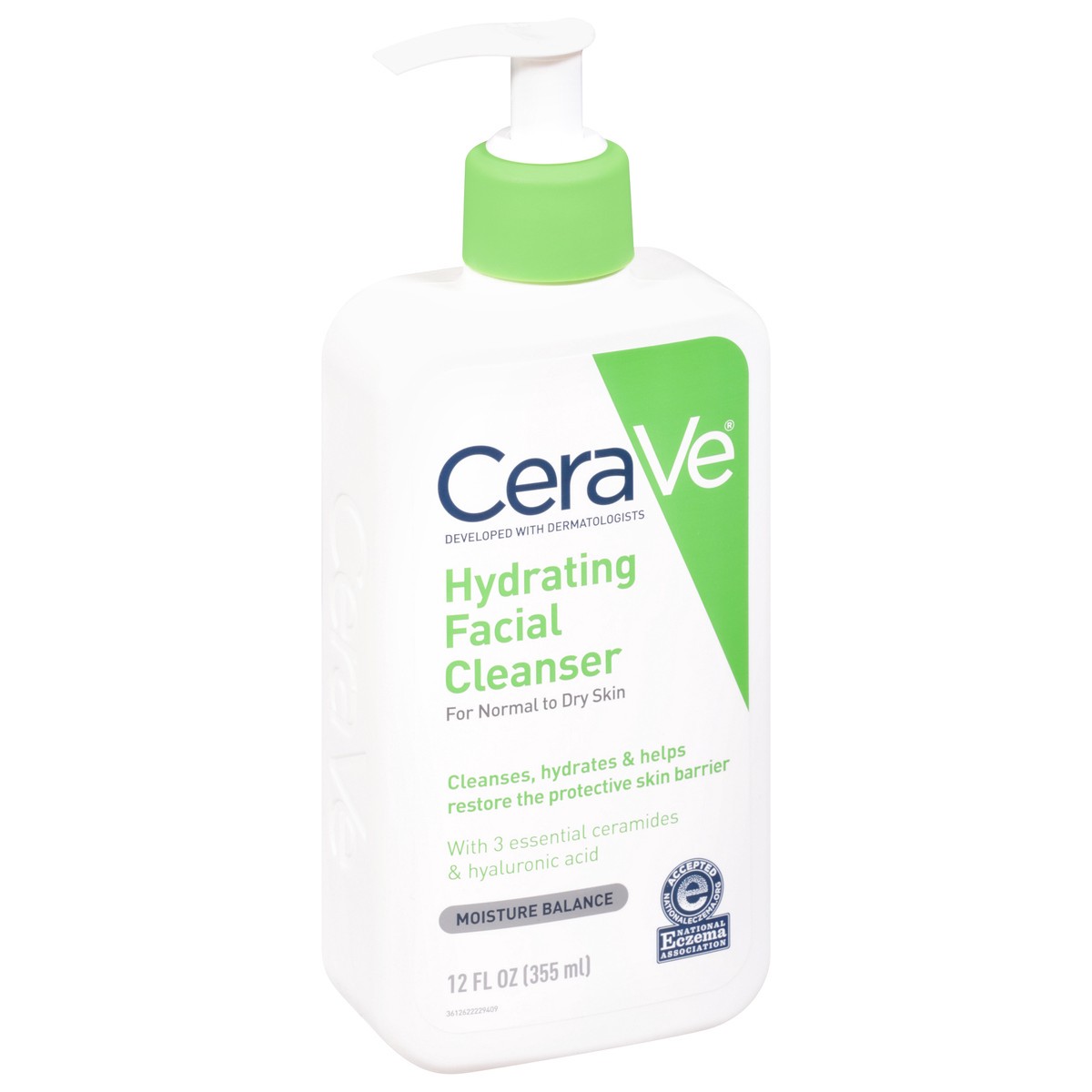 slide 9 of 9, CeraVe Hydrating Facial Cleanser 12oz, 12 fl oz