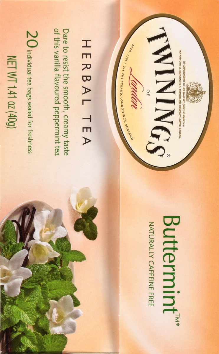 slide 2 of 9, Twinings Buttermint Tea Herbal - 1.41 oz, 1.41 oz