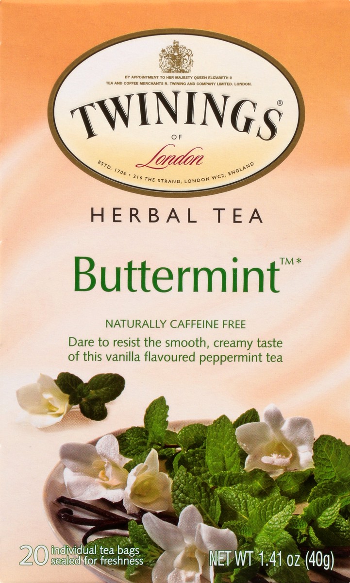 slide 3 of 9, Twinings Buttermint Tea Herbal - 1.41 oz, 1.41 oz