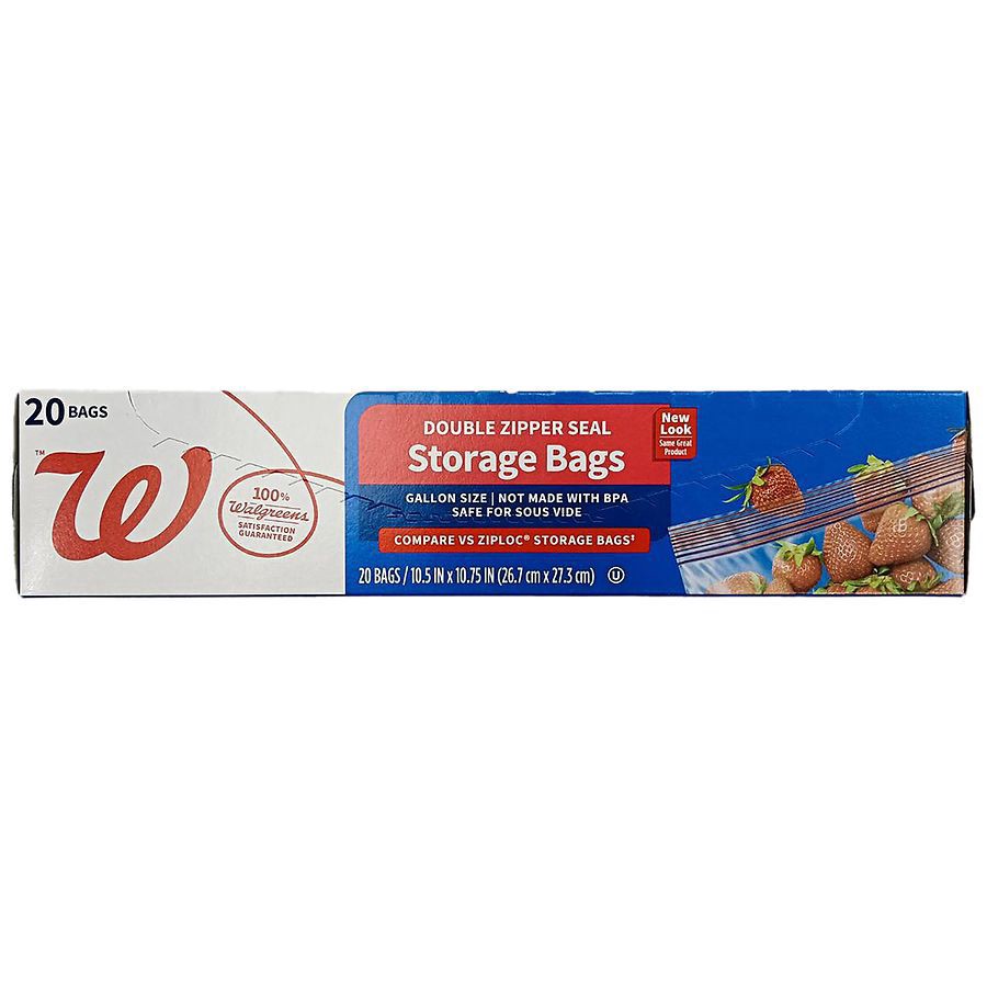 slide 2 of 2, Complete Home Storage Bag Gallon, 20 ct