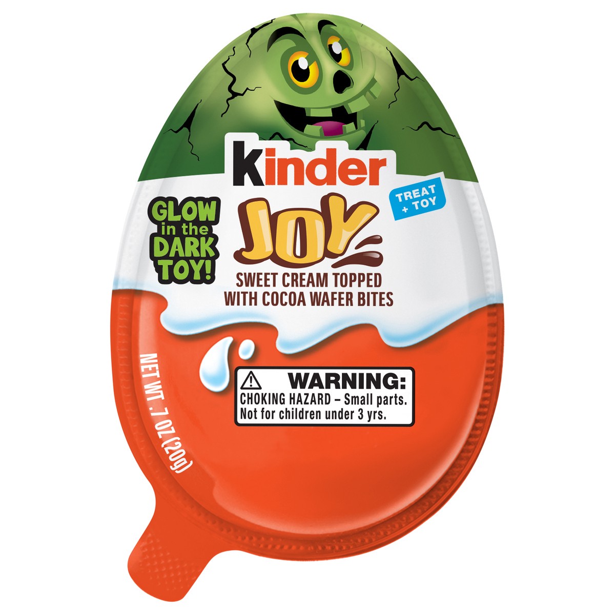 slide 1 of 3, Kinder Joy Eggs Halloween Kids Party Favors Sweet Cream And Chocolatey Wafers, 1 ct