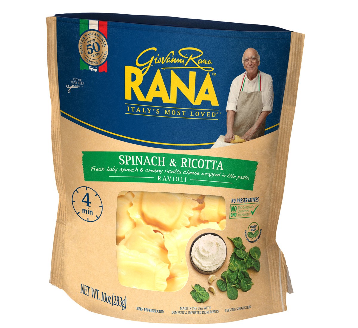 slide 3 of 9, Rana Refrigerated Pasta, 10 oz