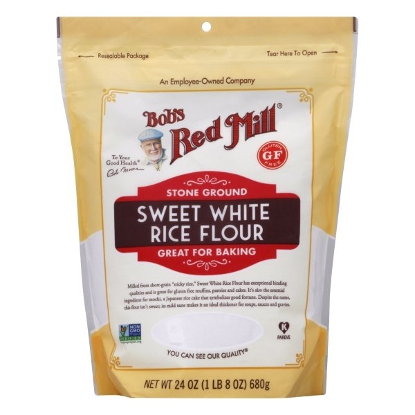 slide 1 of 1, Bob's Red Mill Sweet White Rice Flour, 24 oz