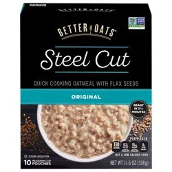 Better Oats Steel Cut Original Oatmeal 10 ea