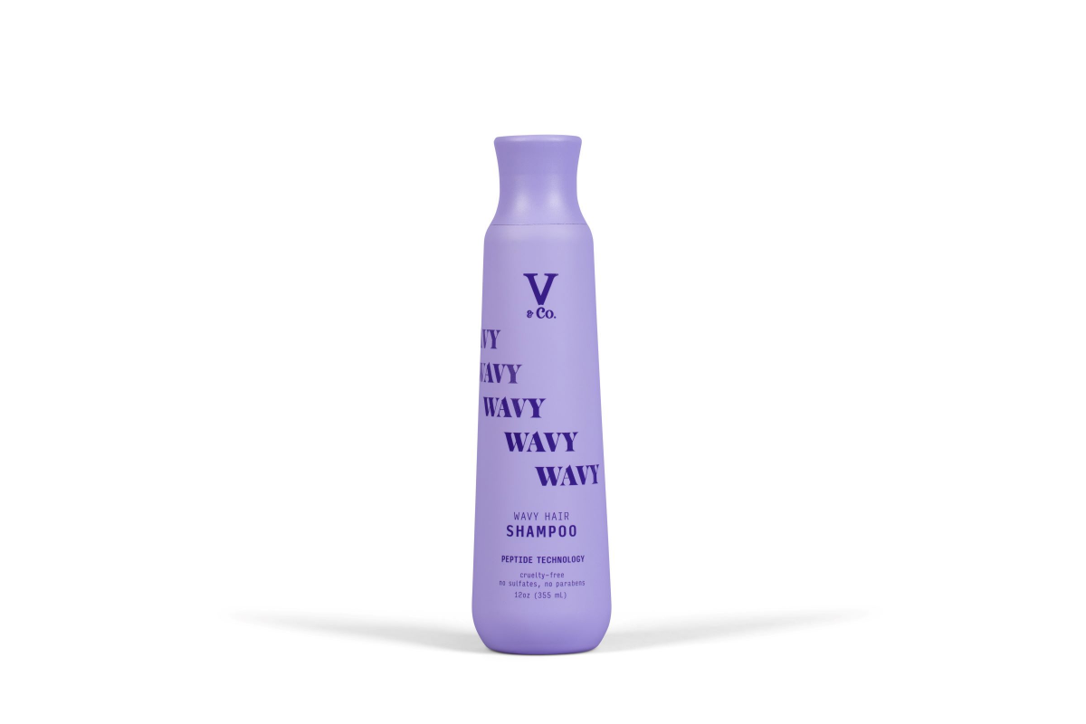 slide 1 of 5, V&Co. Wavy Hair Shampoo 12 fl oz, 12 fl oz