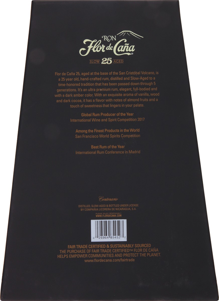 slide 6 of 9, Flor de Caña Flor De Cana Cent 25Yr, 750 ml