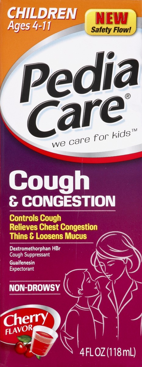 slide 5 of 6, PediaCare Childrens Cough & Congestion Cherry, 4 fl oz