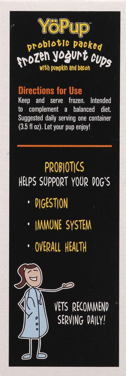 slide 8 of 12, YoPup Frozen Pumpkin and Bacon Treat for Dogs 4 ea, 4 ct