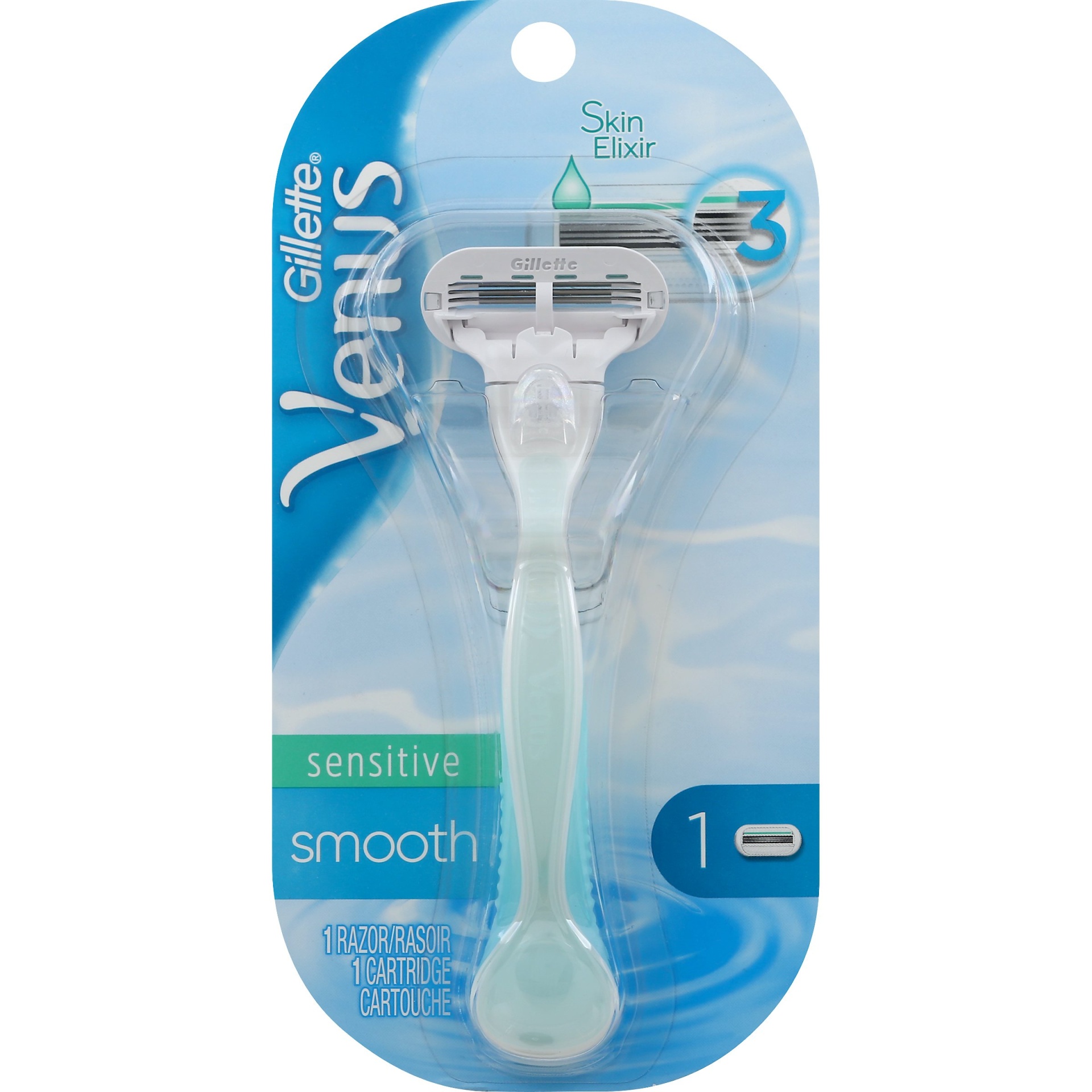 slide 1 of 1, Venus Smooth Sensitive Razor, 1 ct