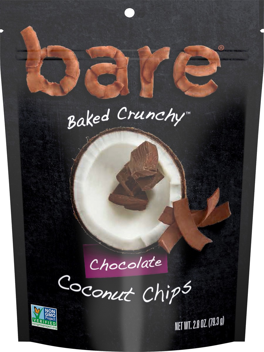 slide 3 of 7, Bare Chocolate Coconut Chips 2.8 oz, 2.8 oz