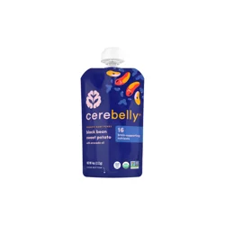 Cerebelly Organic Black Bean Sweet Potato Baby Puree 4 oz