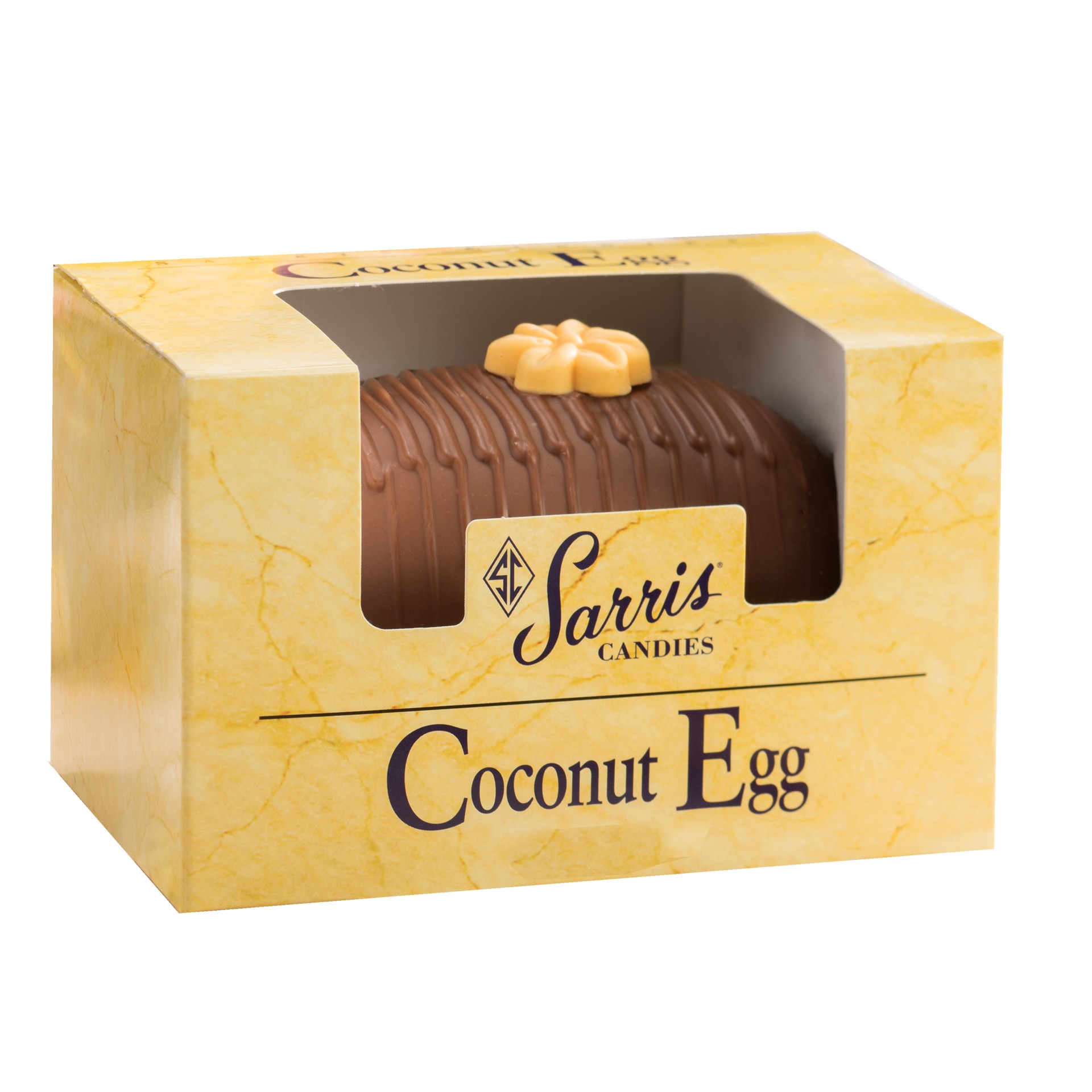 slide 1 of 1, Sarris Candies Egg Coconut, 1 ct