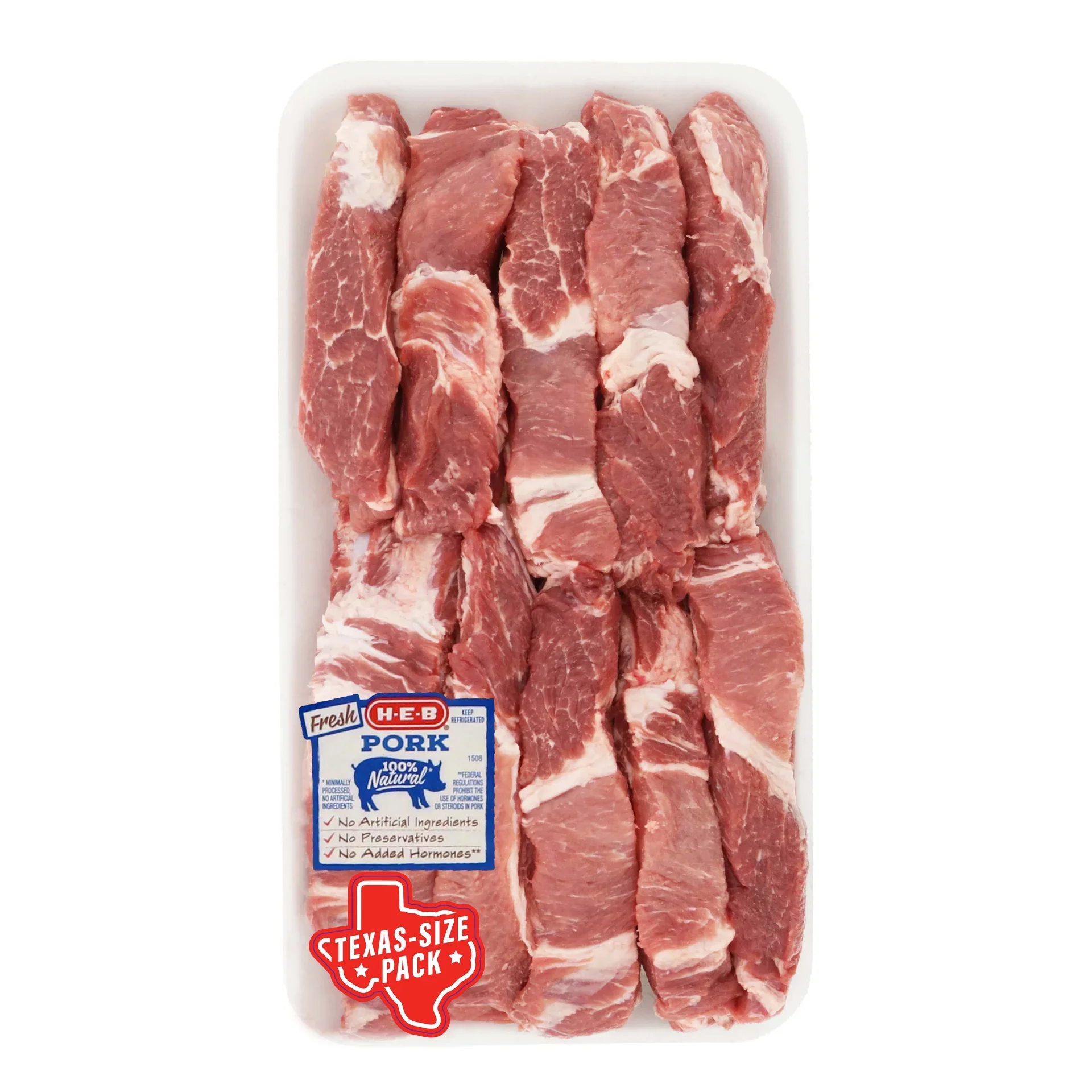 slide 1 of 1, H-E-B Country-Style Bone-in Pork Ribs - Texas-Size Pack, per lb