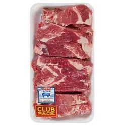 H-E-B Pork Country Style Ribs Bone In, Club Pack