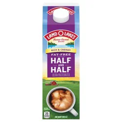 Land O'Lakes Fat-Free Half And Half, 1 Quart