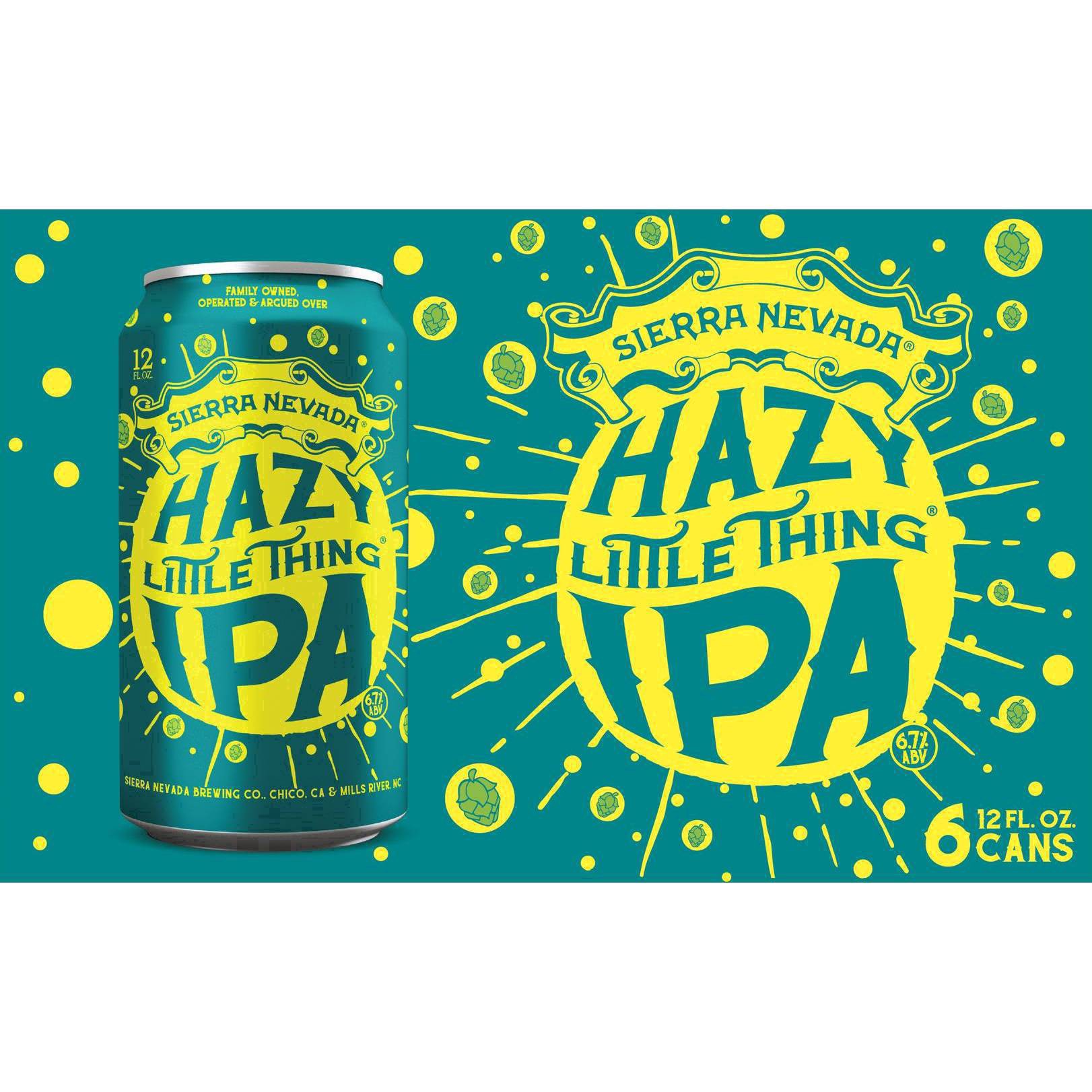 slide 11 of 63, Sierra Nevada Hazy Little Thing IPA 6-Pack Cans, 6 ct; 12 oz