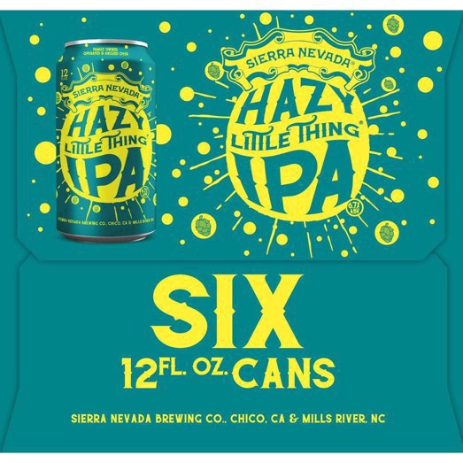 slide 58 of 63, Sierra Nevada Hazy Little Thing IPA 6-Pack Cans, 6 ct; 12 oz
