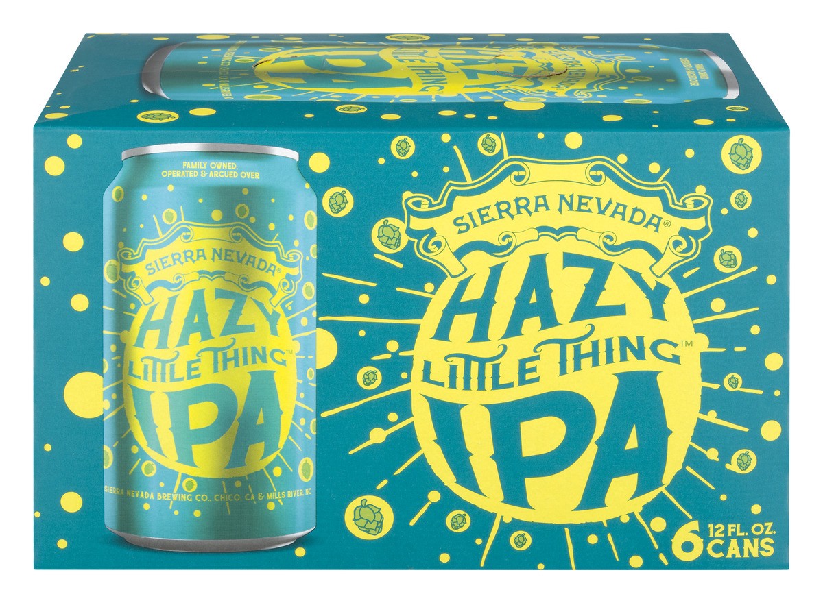 slide 1 of 63, Sierra Nevada Hazy Little Thing IPA 6-Pack Cans, 6 ct; 12 oz