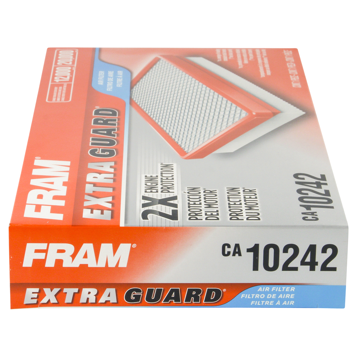 slide 2 of 6, Fram Extra Guard Air Filter CA10242, 1 ct